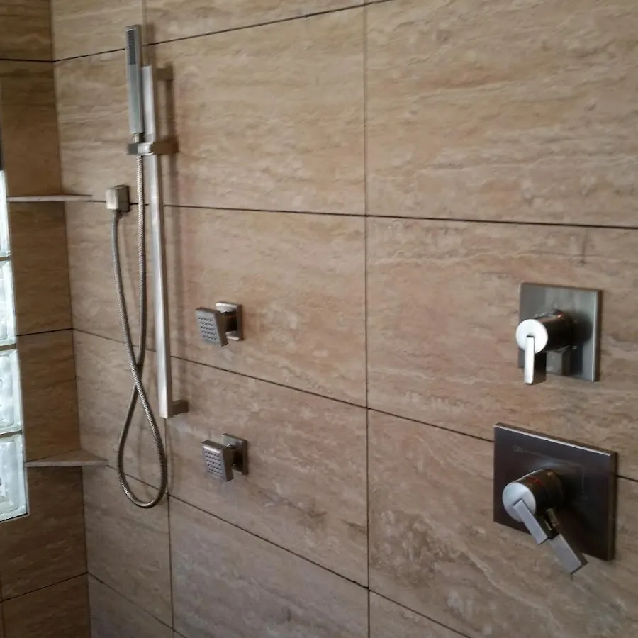 Shower fixture installation for Water Heater Replacement in St. Clair Shores